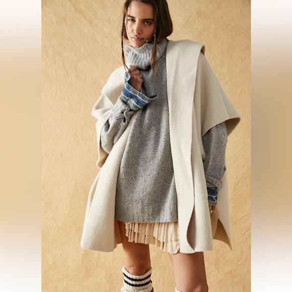 Free People Jackets & Blazers - SOLD NWT Free People All I Need Cozy Hooded Duster